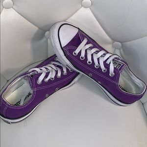 Purple Low Top Converses